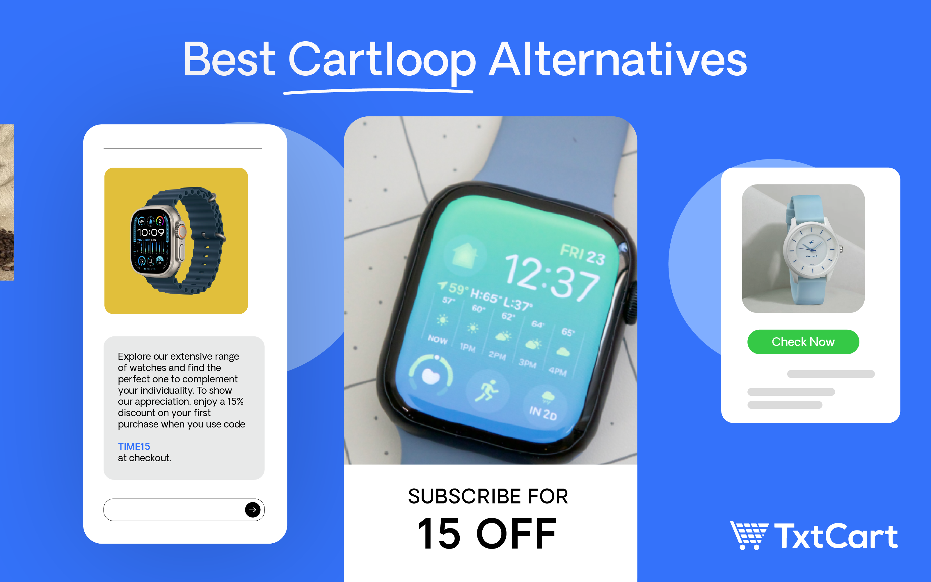 best cartloop alternatives for shopify sms marketing automation