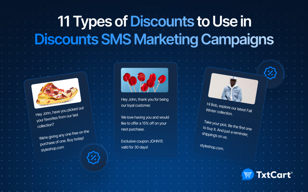 11 Types of Discounts to Use in Discounts SMS Marketing Campaigns