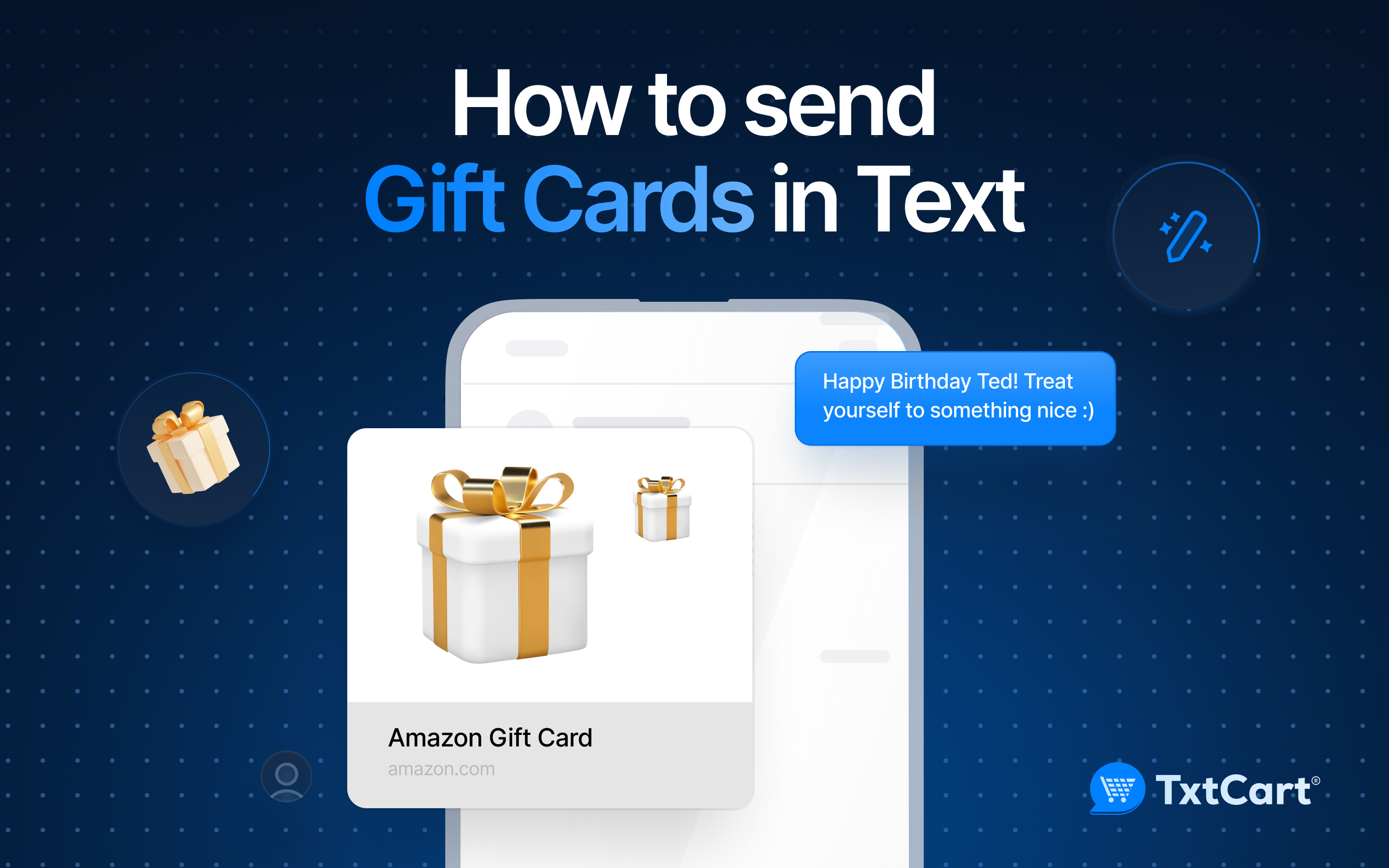 How to send Gift Cards in Text