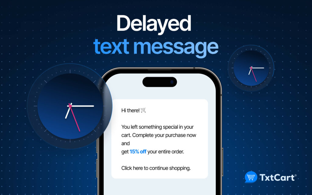 Delayed text message