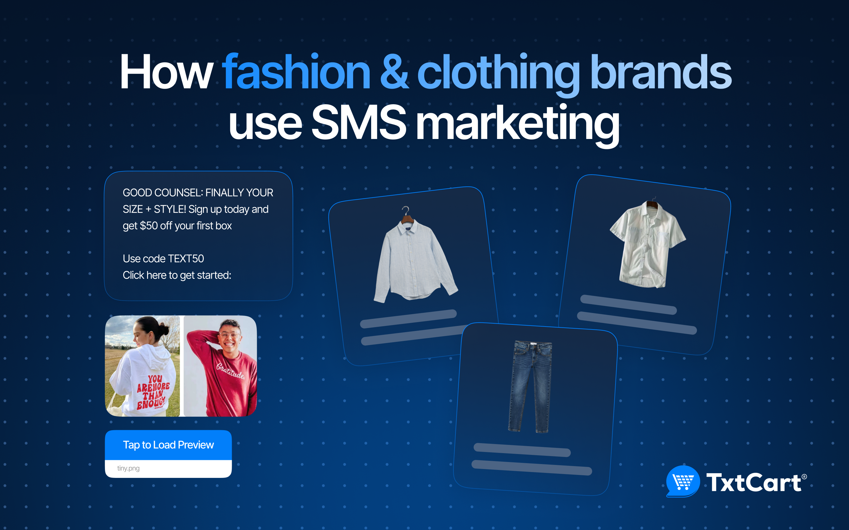 How fashion & clothing brands use SMS marketing