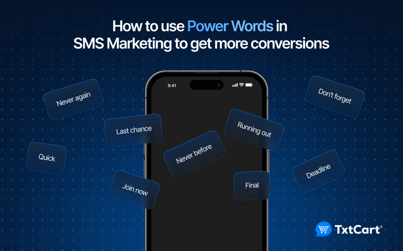 how to use power words in sms marketing for shopify