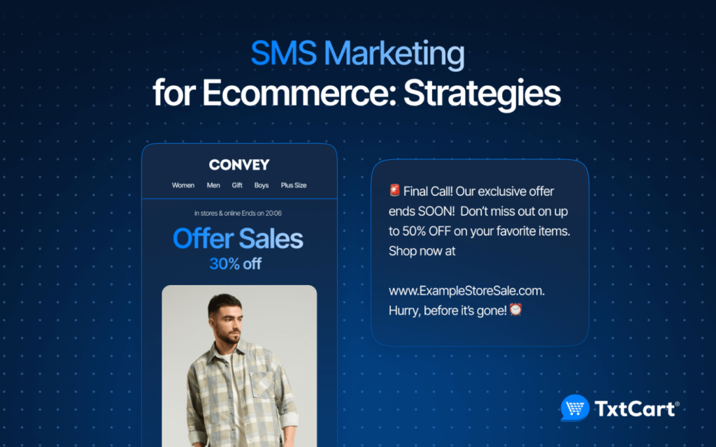 SMS Marketing for Ecommerce Strategies, Tips and Examples