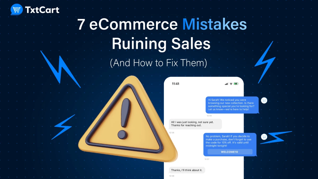 ecommerce mistakes ruining sales