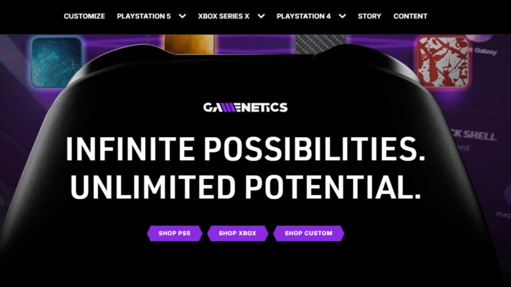 gamenetics homepage