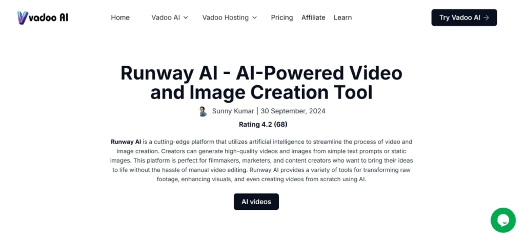 runway ai website