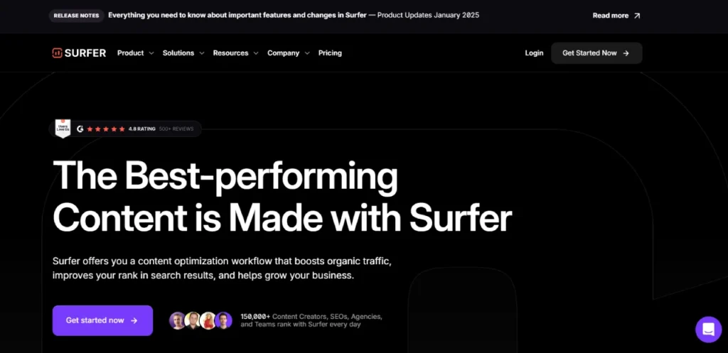 surfer ai website