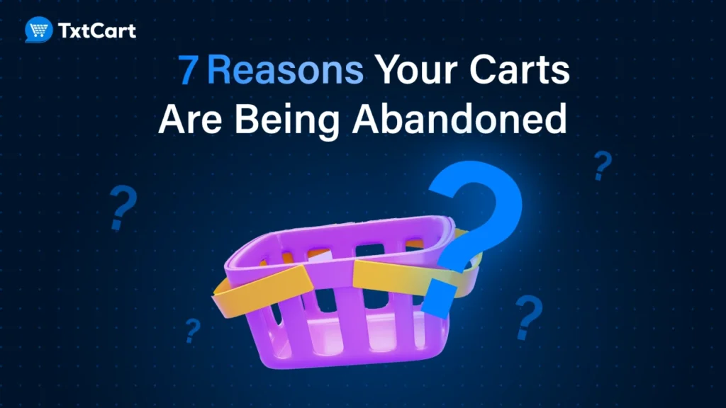 cart abandonment reasons