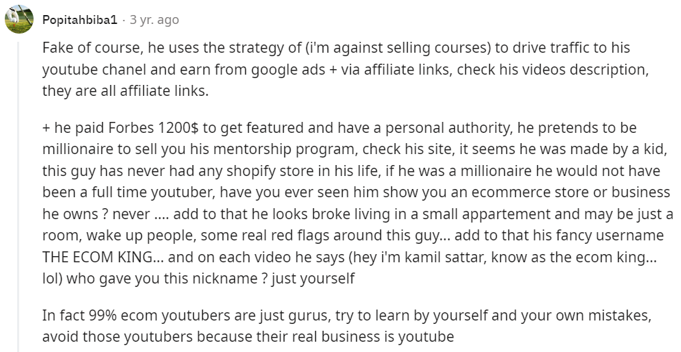 ecom king review reddit