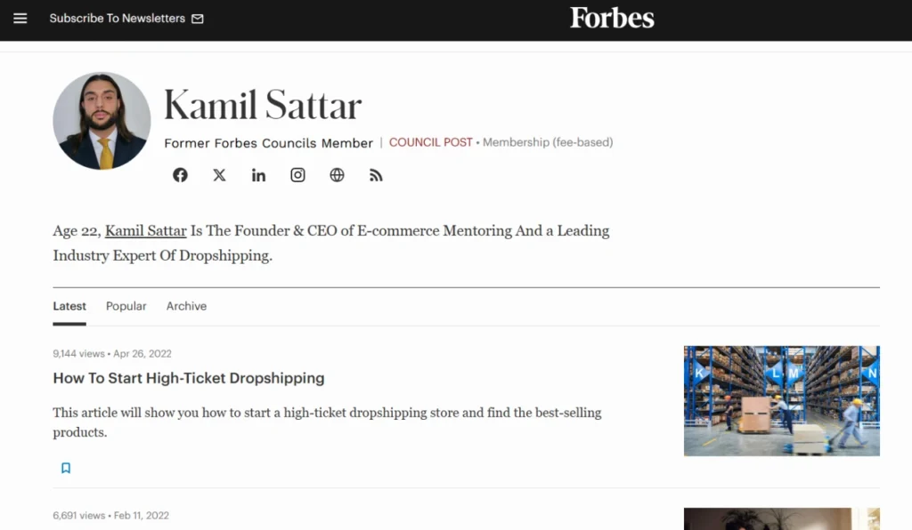 kamil sattar forbes