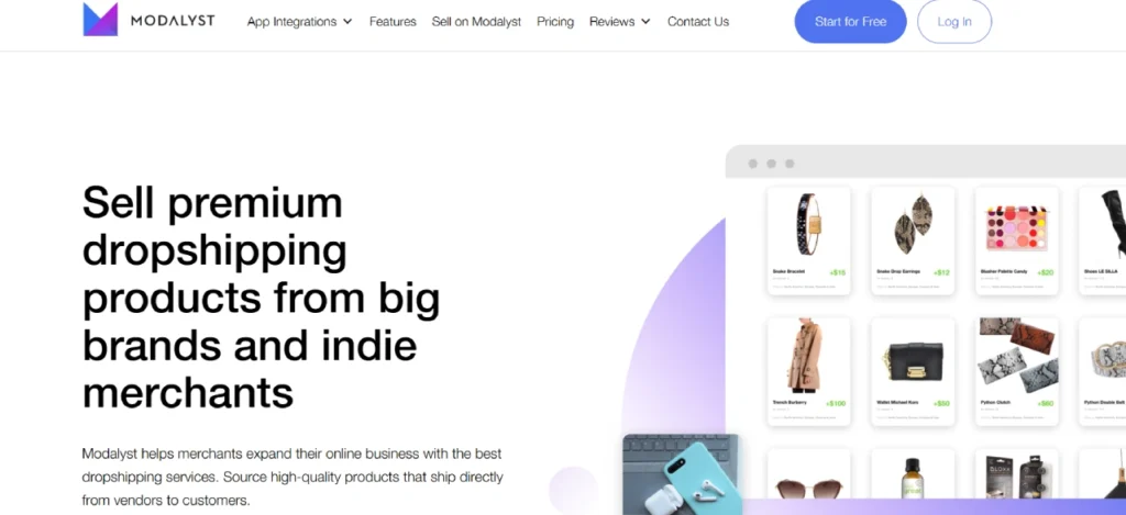 modalyst homepage